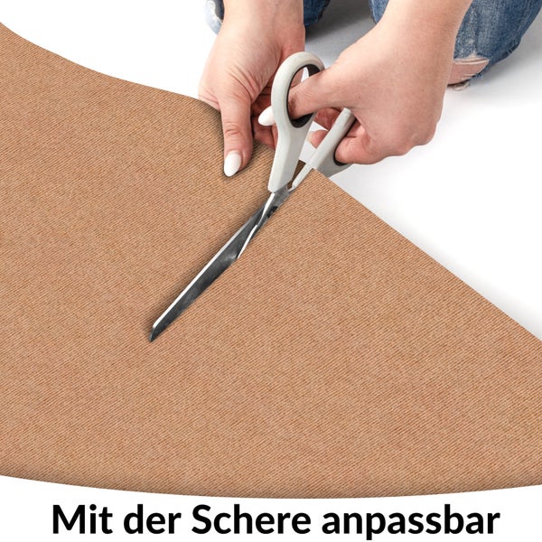 Bodenschutzmatte NEMESIS selbsthaftend für Hartboden Karamell Größe: 150x200cm