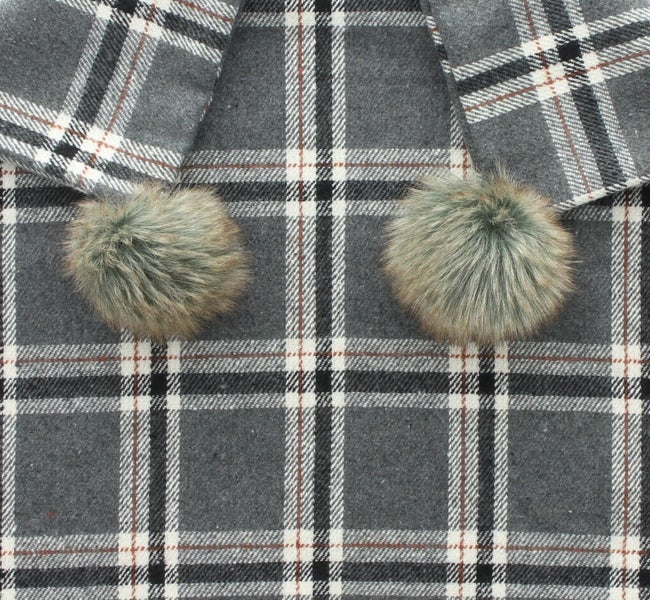 FRANK FLECHTWAREN | Kissenhülle Greyish, POLYESTER, 45 x 45 cm