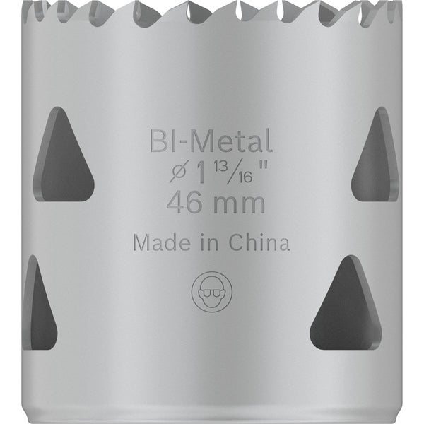 Bosch Lochsäge mit einem Durchmesser von 46 Millimeter und einer Höhe von 44 Millimeter