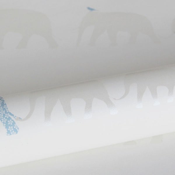 Tapetenrolle mit Elefantenmuster