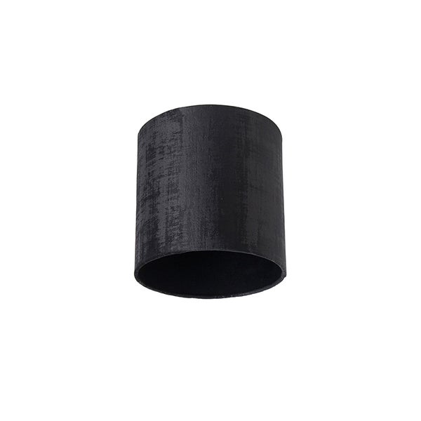 Samt Lampenschirm Schwarz Zylinder 20/20/20