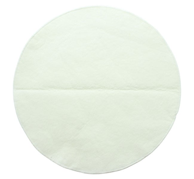 FRANK FLECHTWAREN | Dekofell Lamm, rund, POLYESTER, Ø 40 cm