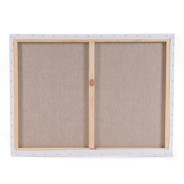 Leinwand  Leinen 2er Set 50x40 cm (LxB) 430 gsm, dreifach grundiert, malfertig bespannt weiß