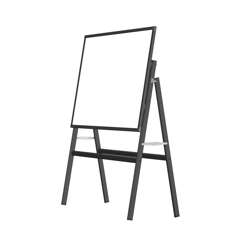 Whiteboard auf Stativ - Magnetisch - 150x120 cm - Schwarz