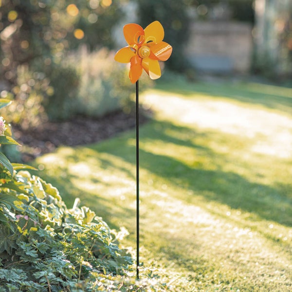 FRANK FLECHTWAREN|Windrad Sommerfreude, 23 x 7 x 113 cm, METALL