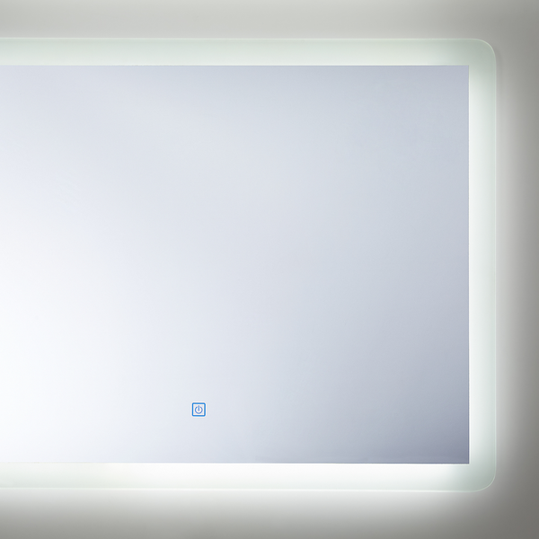 Wandspiegel mit integrierter LED Beleuchtung und Touch Sensor Schalter für das Badezimmer