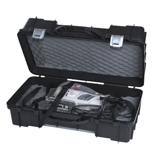 PROREGAL Werkzeugkoffer Case | HxBxT 24x60x38cm | Schwarz