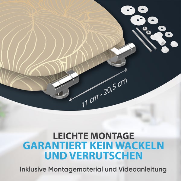 WC-Sitz mit Absenkautomatik Hosta