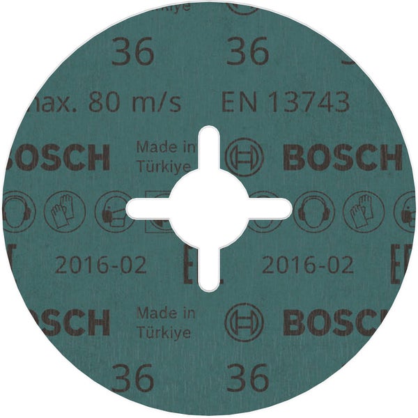 Bosch PRO R574 Fiberscheibe 115 mm G36 - 2608607254