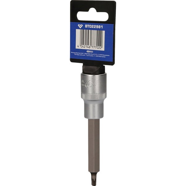 BRILLIANT TOOLS 1/2 Torx-Bit-Stecknuss 100 mm lang T25 - BT022981