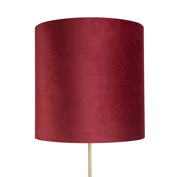 Zylindrischer Lampenschirm aus Stoff