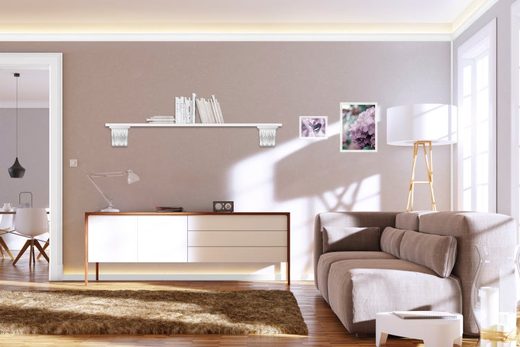 HOMESTAR Lichtleiste Anja (45 x 70 mm), Länge 2m, LED-fähig
