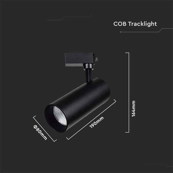 V-TAC VT-11035 - LED-Schienenleuchten - COB-Schienenleuchten - Samsung - IP20 - Schwarz - 35 Watt