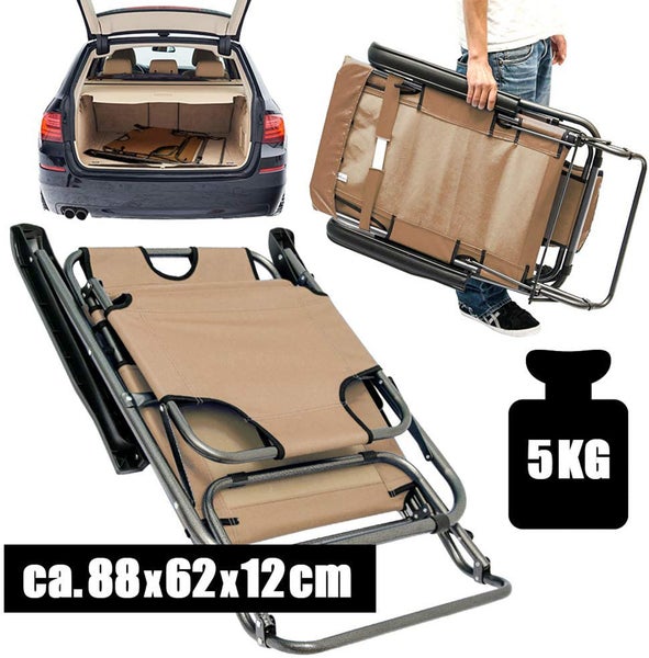 153x60 Garten Liegestuhl Klappbar - Outdoor Relaxliege Gartenstuhl Campingliege