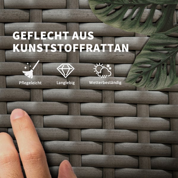 Frau liest auf einer Gartenliege mit fünfstufiger Rückenlehne