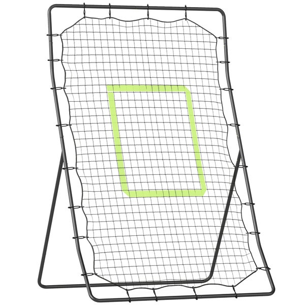 Rebounder Sporttrainingsnetz mit Metallrahmen für Balltraining