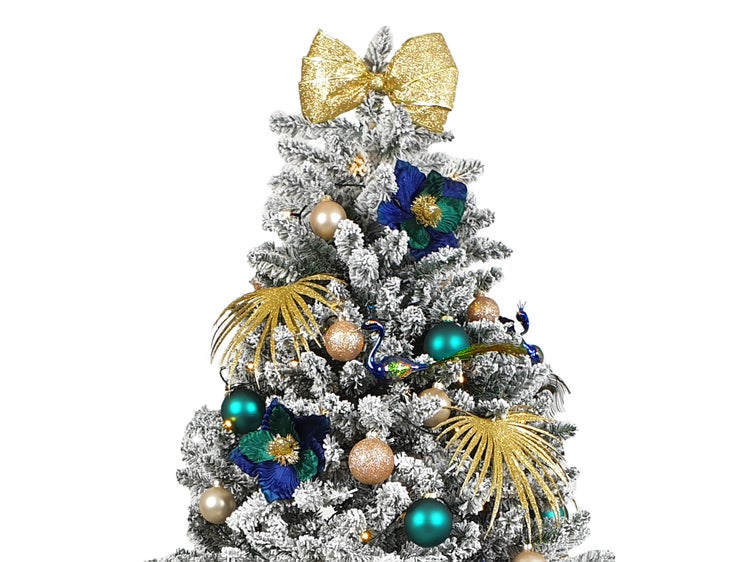 LAALU Weihnachtsschmuck-Set 77 Stück in einer Luxus-Box ROYAL LORD für Weihnachtsbaum 120-210 cm