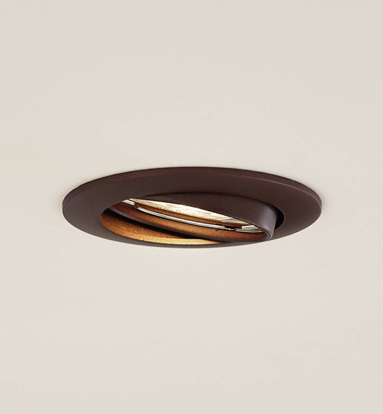 PRIOS Fibur (Modern) in Bronze aus Metall (1 flammig, GU10) Wohnzimmerleuchte