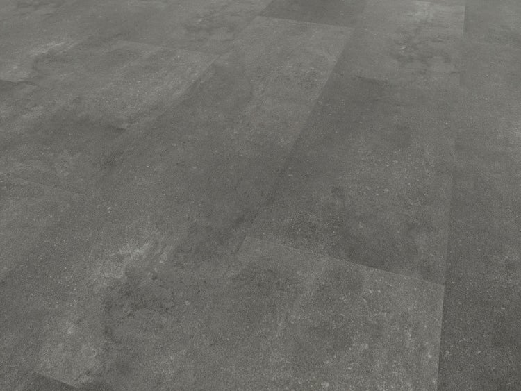 Bodenbelag in Betonoptik mit matter, strukturierter Oberfläche.