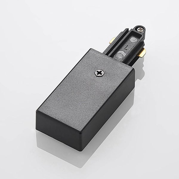 Lindby Stromschienenleuchte Linaro in Schwarz - 1-Phasen Stromschiene, Stromschienenstrahler