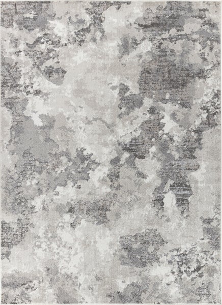 Abstrakt Moderner Teppich Grau 80x150 cm DARLA