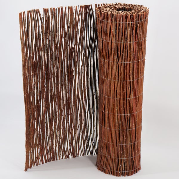 Aquagart Weidenmatte 35m x 150 cm I Sichtschutzmatte aus Weiden Natürlicher Sichtschutz für Garten