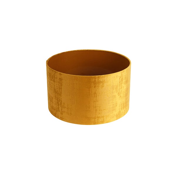 Velours Lampenschirm Gold 35/35/20