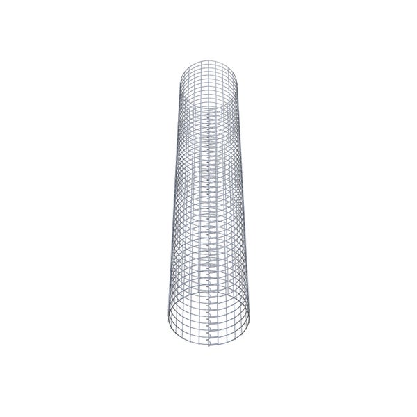 Gabionensäule Durchmesser 42 cm MW 5 x 5 cm rund - Höhe: 230 cm