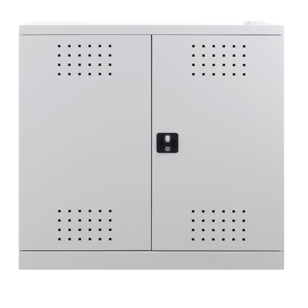 PROREGAL Gefahrstoffschrank Small HxBxT 100 x 100 x 50 cm Lichtgrau