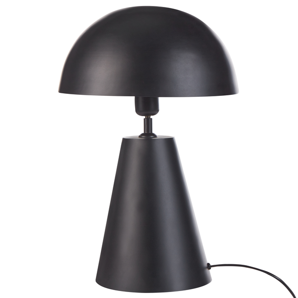 Dekorative Tischleuchte mit halbkugelförmigem Schirm