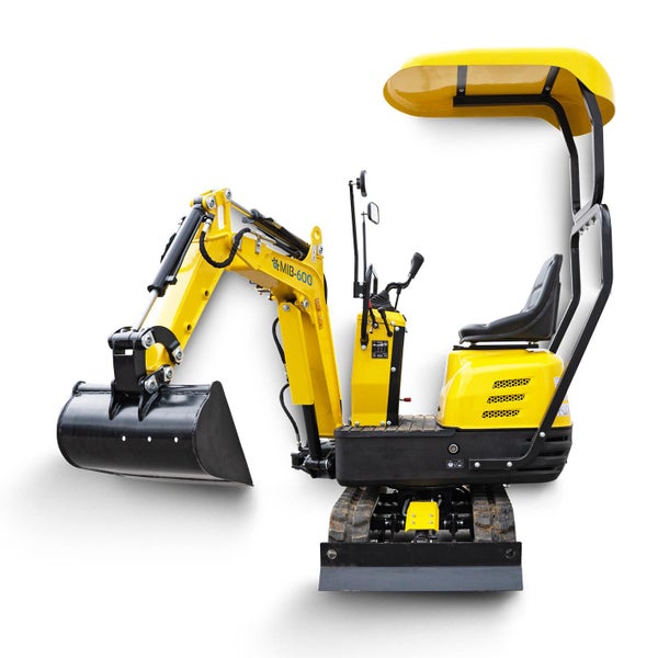 BAMATO Humusschaufel 500 mm für Minibagger MIB-600 - Hochwertige Schaufel für professionelle Anwendungen