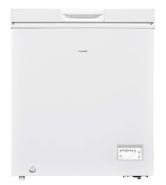 homeX FT1125-W Gefriertruhe Tiefkühltruhe 142 L Nutzinhalt Super-Frost-Funktion 4-Sterne-Gefrierraum Weiß
