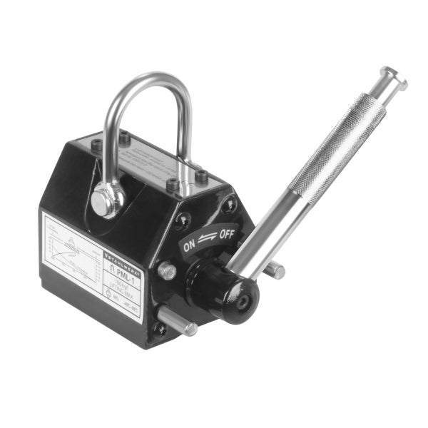 STAHLWERK Lasthebemagnet mit 100 kg 220 lbs Tragkraft und 350kg 771 lbs Zugkraft
