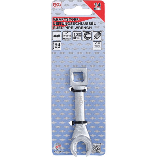 BGS Kraftstoff-Leitungsschlüssel für Toyota & Honda 14 mm - 6671