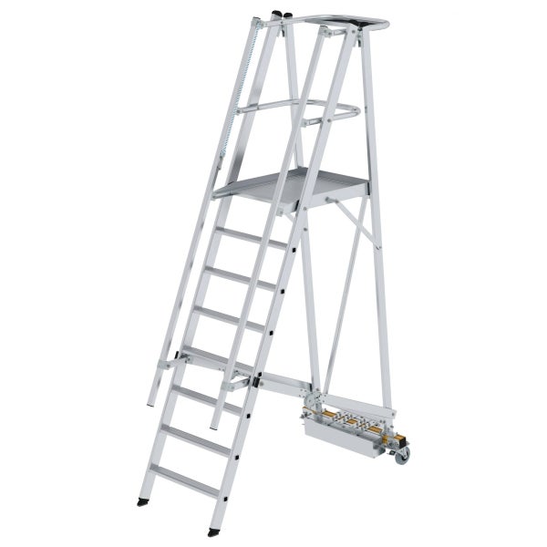 Rollgerüst mit Plattform und Leiter
