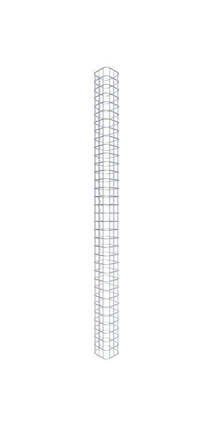 Gabionensäule 17 x 17 cm, MW 5 x 5 cm eckig - Höhe: 1,70 m