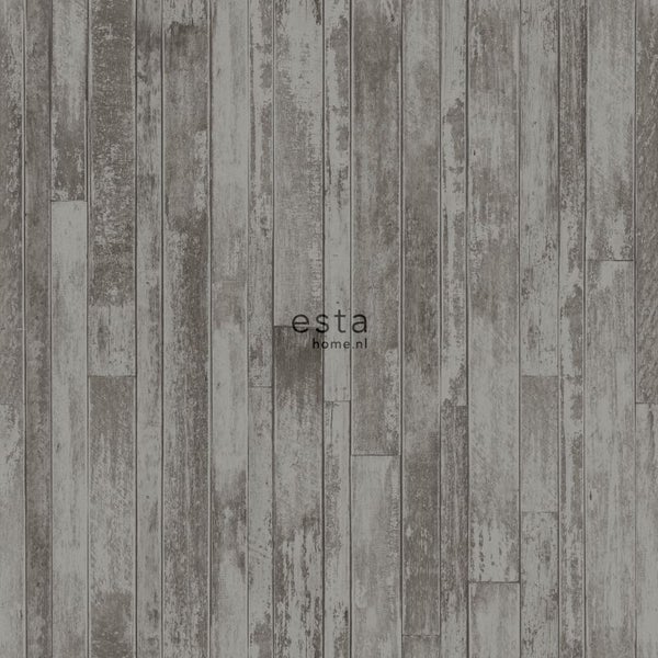 Tapete mit Holzplanken-Motiv