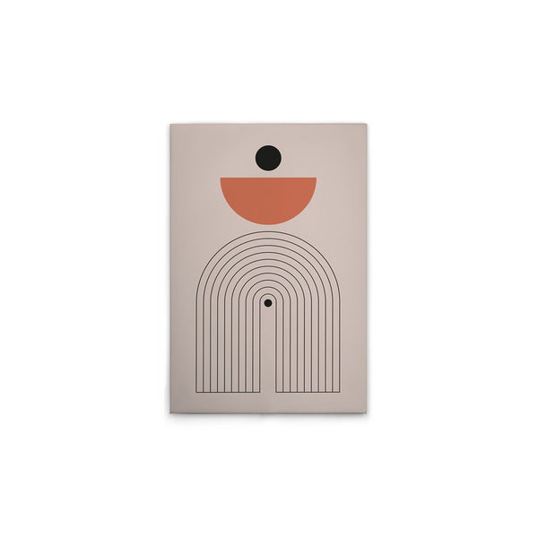 Dekoratives Wandbild mit geometrischem Design