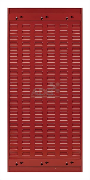 PROREGAL Orthogonale Schlitzplatte HxB 98,7 x 45,6 cm Verkehrsrot