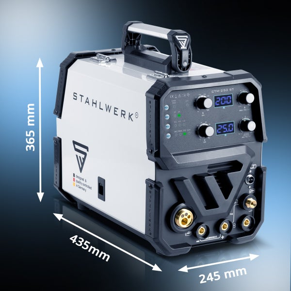STAHLWERK 4 in 1 Kombi-Schweißgerät CTM-250 ST mit 200 A und 50 A Plasma-Funktion