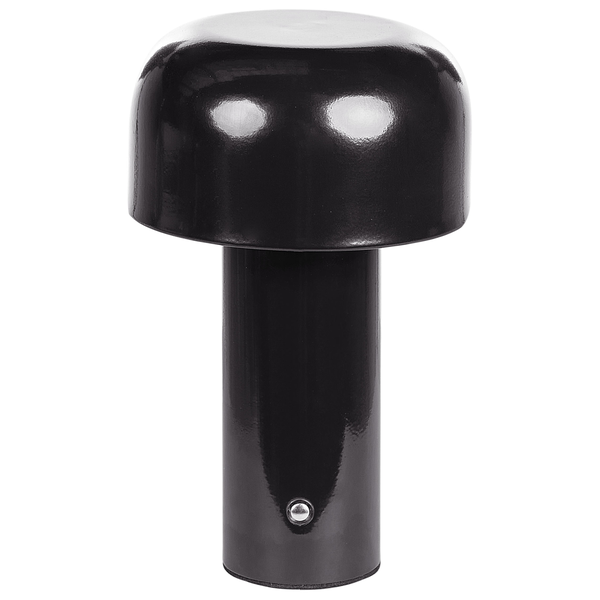 Kabellose LED Tischlampe BESOS mit Dimmer Metall Schwarz
