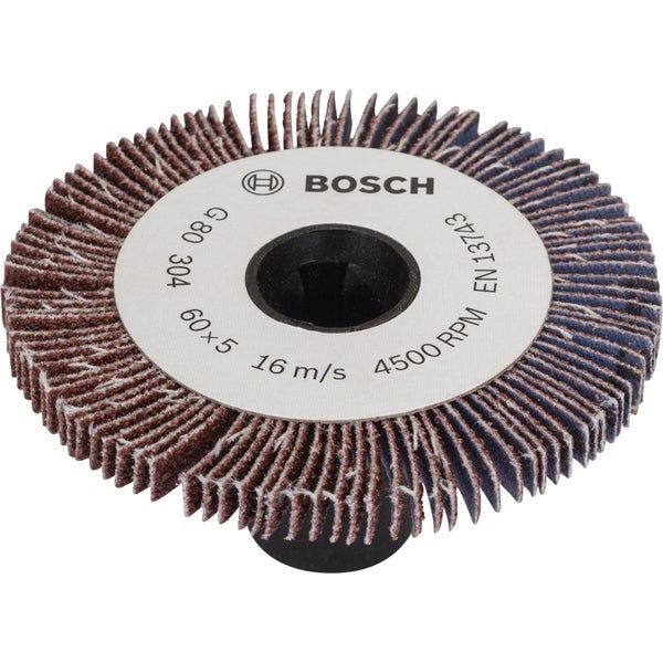 Bosch Logo Schleifmop mit Durchmesser 60x5 Millimeter