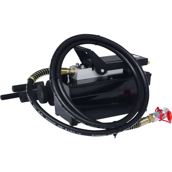KS TOOLS Hydraulik-Einheit 22t mit Luft-Hydraulik-Pumpe 13tlg. - 440.9995