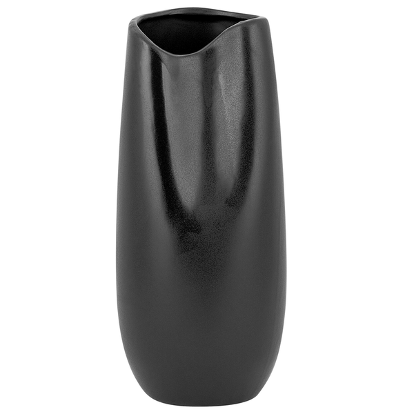 Dekovase DERBE Steinzeug 32 cm Schwarz