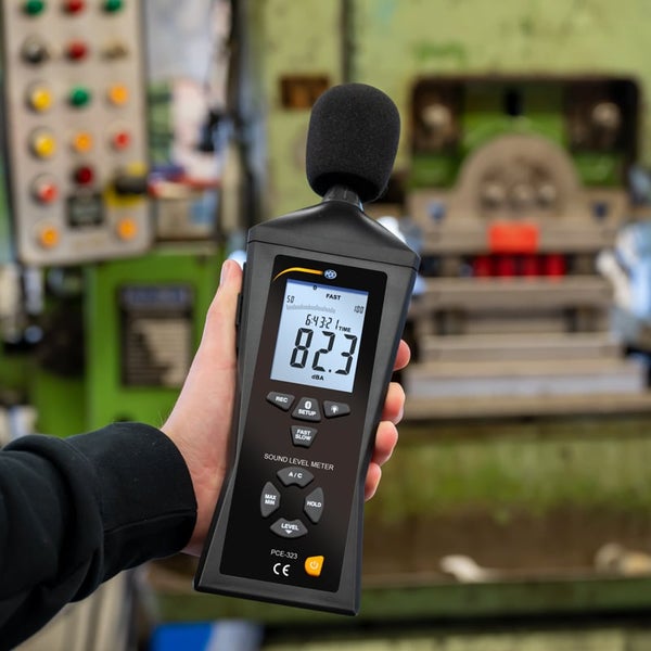 PCE Instruments PCE-323 Bluetooth Schallpegelmessgerät 30 - 130 dB |Klasse 2 |Android |iOS |Live Ansicht |kostenlose App