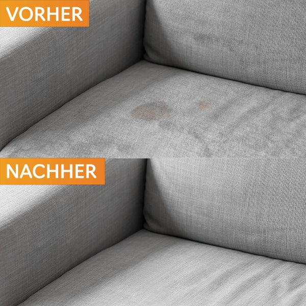 Nordicare Polsterreiniger [500ml] Spray für Sofa, Auto & Textil I Textilreiniger extrem ergiebig I Teppichreiniger, Fleckenentferner, Polster Reiniger