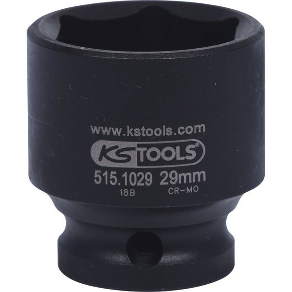 KS TOOLS 1/2 Sechskant-Kraft-Stecknuss kurz 29 mm - 515.1029