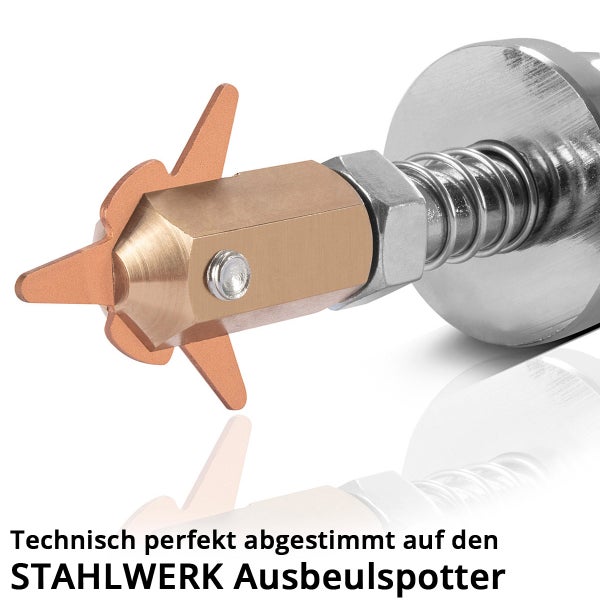 STAHLWERK 2 x Elektrodenhalter für Ausbeulsterne Ausbeulspotter Smart Repair