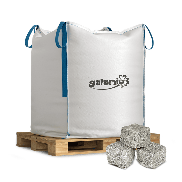 Galamio Granitpflaster 8/11 » gespalten « 1000kg BigBag