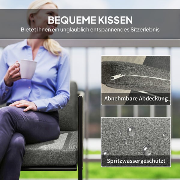 Bequeme Kissen mit abnehmbarem Bezug und Spritzwasserschutz